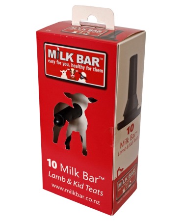 Tetine Milk Bar cu orificiu special pentru alaptare miei si iezi, set 10 bucati [2]