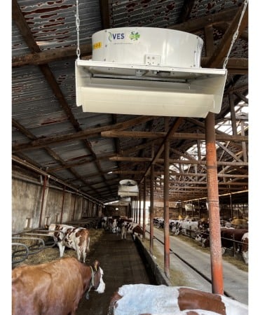 Ventilator VES-Artex ECVair 140 cm cu lame deflectoare ajustabile [2]