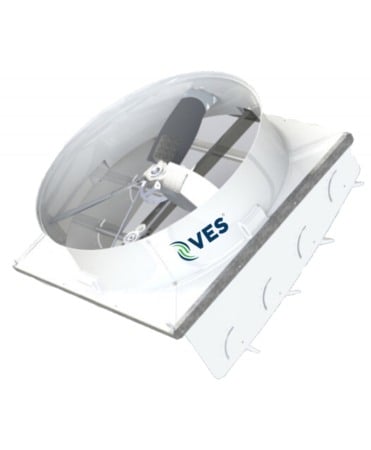 Sanatate si confort vaci - Ventilator VES-Artex ECVair 140 cm cu lame deflectoare ajustabile