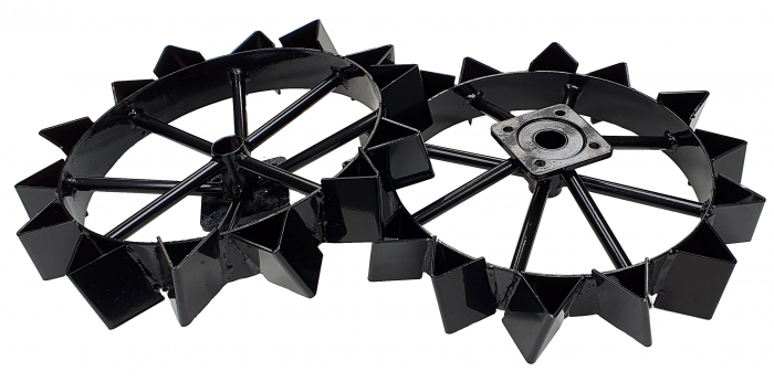 ProGARDEN BT-2RN set 2 roti metalice 475x30x115mm, accesoriu motocultor U12E/U16/U16E [2]