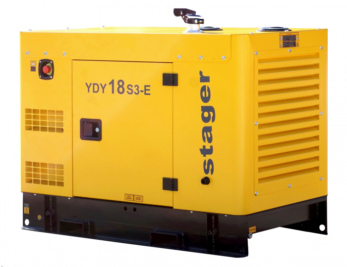 Stager YDY18S3-E Generator insonorizat 18kVA, 23A, 1500rpm, trifazat, diesel [2]