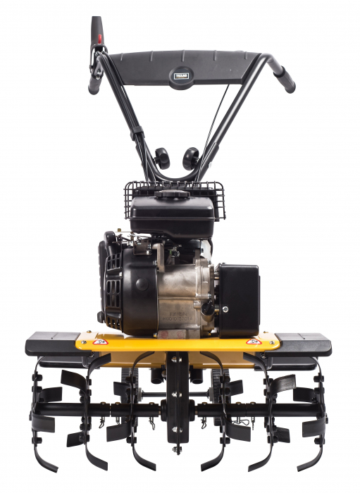 Texas Lilli 365TG, motocultor profesional, transmisie dublu arbore, benzina, 1.4kW, adancime 260mm, latime 400-600mm, 2 viteze, roti cauciuc, rarita, garantie pe viata cutite [3]