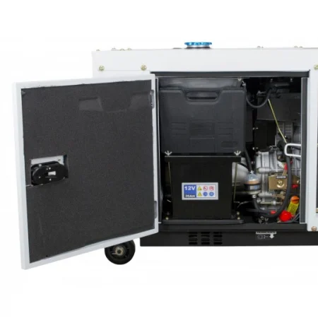 Generator de curent trifazat cu motor diesel HYUNDAI DHY8600SE-T ideal pentru invertoarele hibrid cu comanda pe 2 fire [1]