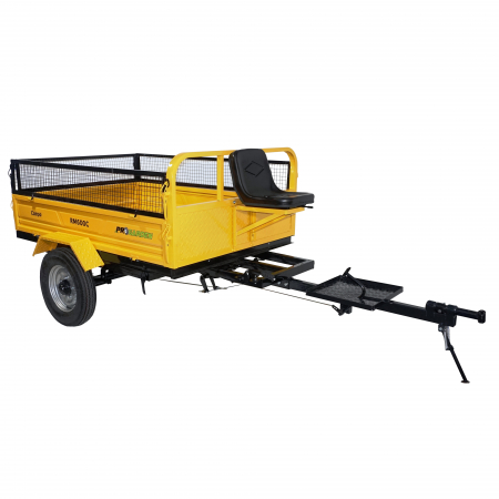 ProGARDEN Campo RM600C remorca 600kg motocultor, 1 osie, prindere bolt [1]