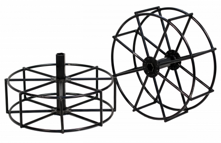 Accesorii pentru motocultoare - ProGARDEN Set roti metalice 500x170, manicot cu flanse, hex 32mm pentru motocultor Campo
