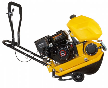 Stager PCB60 Placa compactoare usoara, Loncin G200F benzina, rezervor apa, roti, covor silicon [1]