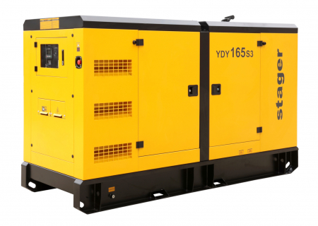 Stager YDY165S3 Generator insonorizat 165kVA, 217A, 1500rpm, trifazat, diesel [1]