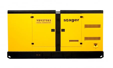Generatoare de curent diesel si benzina/GPL - Stager YDY275S3 Generator insonorizat 275kVA, 361A, 1500rpm, trifazat, diesel