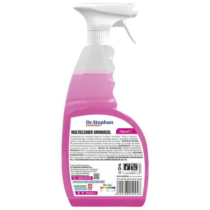 Dr. Stephan Professional Multicleaner Amoniacal 750 ml [2]