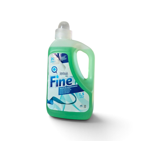 Detergenți Profesionali - Well Done Fine Gel pentru Spălarea Rufelor Albe 1,5 L
