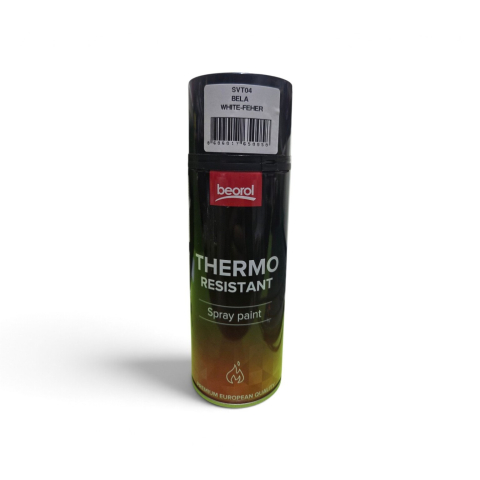 Vopsele spray - Spray termorezistent alb Beorol SVT04, 400 ml