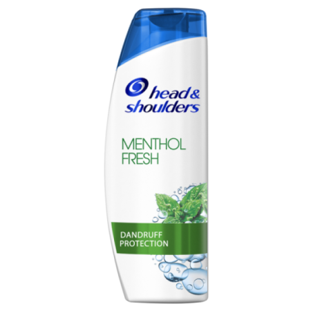 Cosmetice și Îngrijire Personală - Șampon Antimătreață Head & Shoulders Menthol Fresh 2 în 1, 330ml