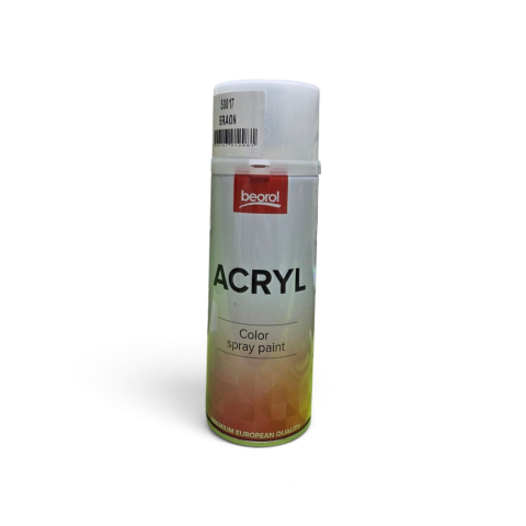 Vopsele spray - pray vopsea acrilică Beorol S8017 maro RAL 8017, 400 ml