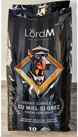 Lord M dog adult 10kg miel si orez [1]