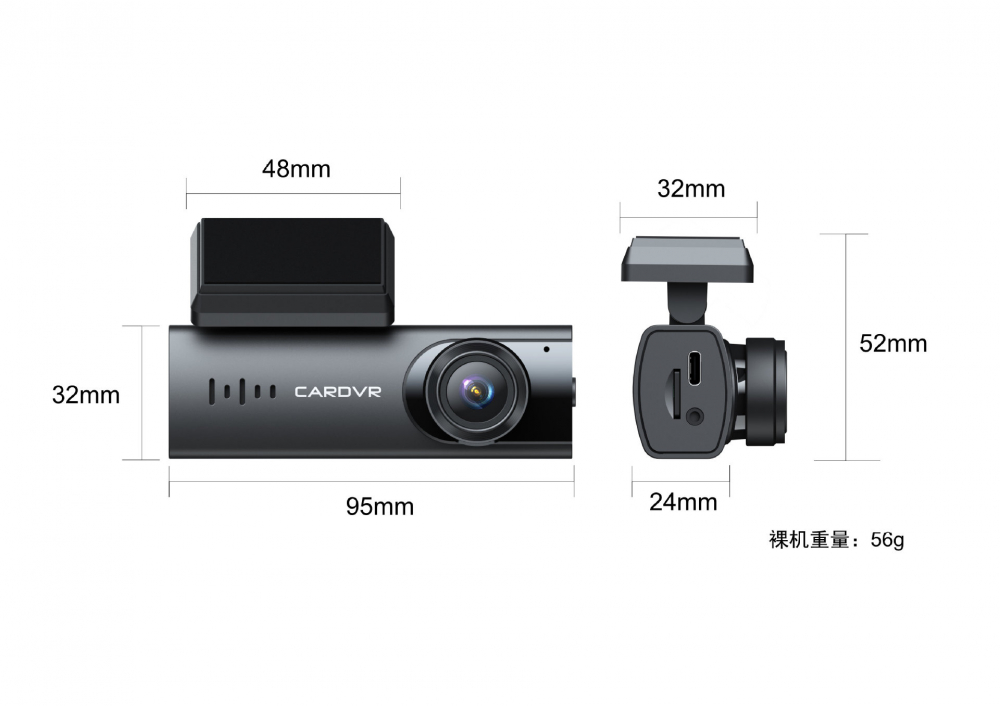Camera Auto 4K DVR, 2160P, Dashcam UHD, Discreta, Parking Monitor, 170°, Wi-Fi, Night Vision, G-Senzor, Inregistrare in Bucla, Alimentare Directa la Panoul de Sigurante al Masinii (ACC) [5]