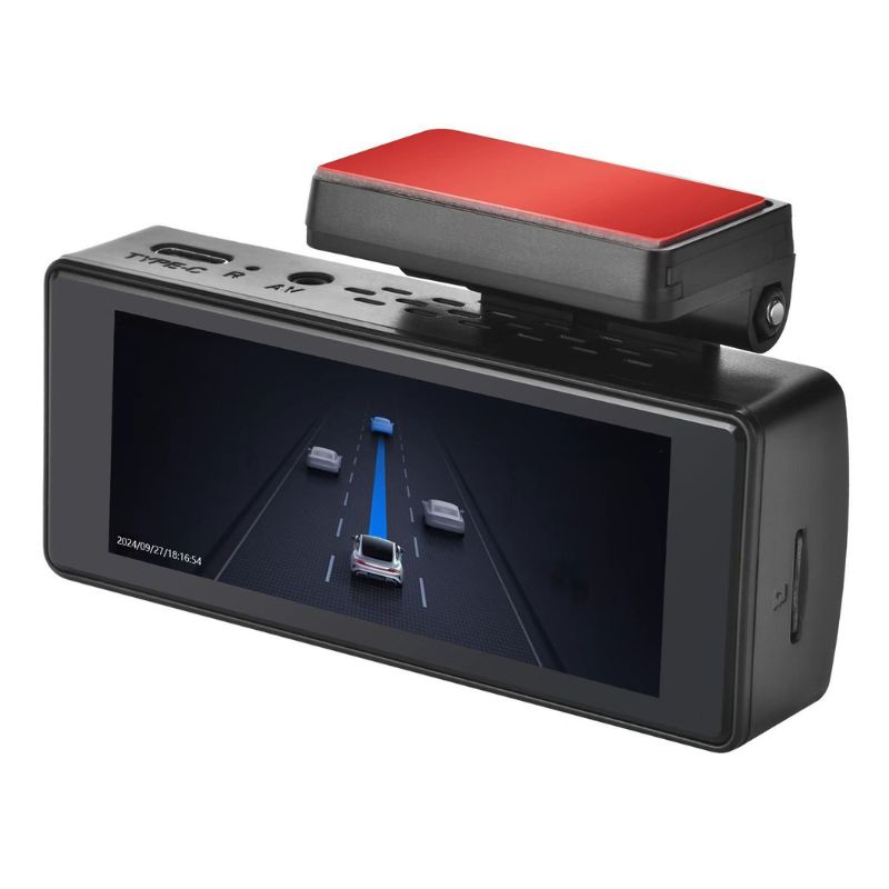 Cameră Auto de Bord Duală 2K + Cameră Spate Full HD, DashCam DVR Ultra HD, Ecran LCD 3.16”, Wi-Fi, Super Night Vision, G-Senzor, Monitorizare Parcare, Unghi 140°, Alimentare ACC la Panoul de Sigurante [2]