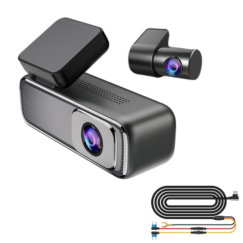 Camera Auto de Bord DVR Duală 2K + Spate Full HD, DashCam Ultra HD cu Ecran LCD, Monitorizare Parcare, Wi-Fi, Night Vision, G-Senzor, Unghi 140° și Alimentare ACC la Panoul de Sigurante [6]