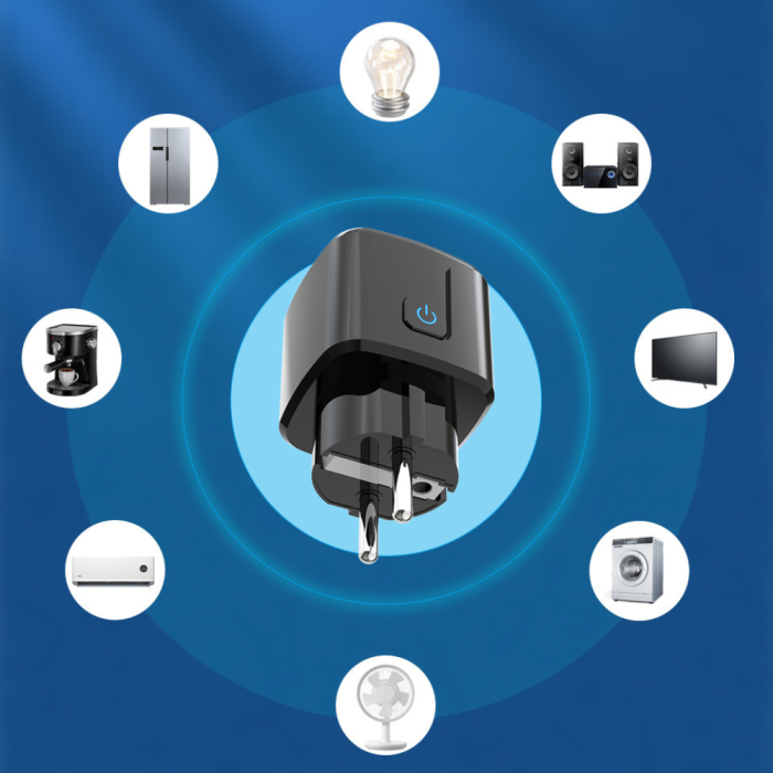 Priză Inteligentă Smart WiFi 20A – Control Vocal și Monitorizare Consum [2]