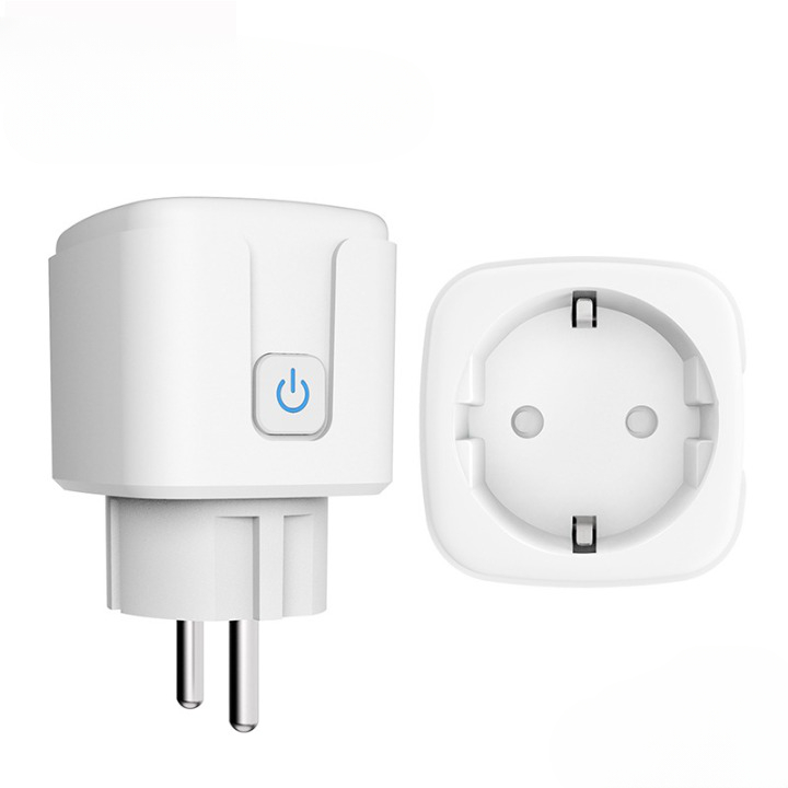 Priza Inteligenta Smart, WiFi, 20A, Monitorizare Consum, Programabila, Wireless, Control Vocal, Compatibila Alexa si Google Assistant, Android/iOS, Alb [2]