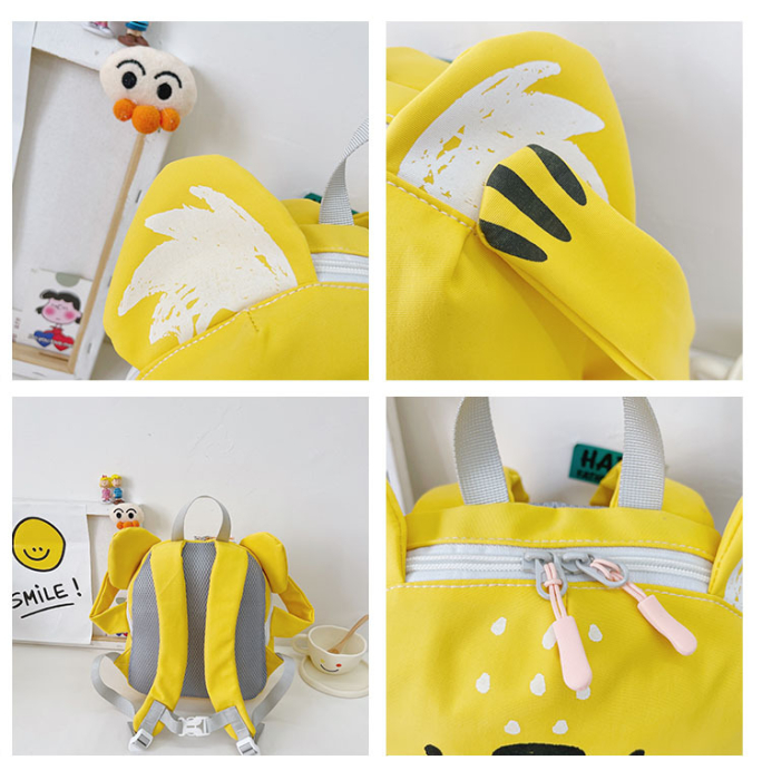 Rucsac Copii Gradinita, Impermeabil, Fashion, model Micul Leu, Galben [3]