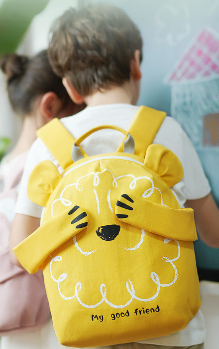 Rucsac Copii Gradinita, Impermeabil, Fashion, model Micul Leu, Galben [6]