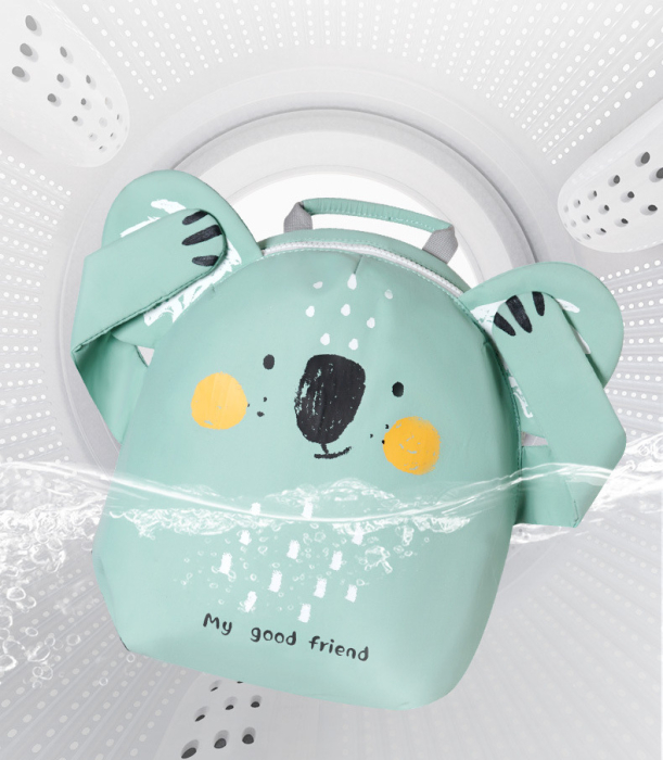 Rucsac Copii Gradinita, Impermeabil, Fashion, model Urs Koala, Verde [4]