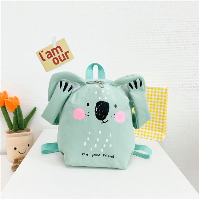 Rucsac Copii Gradinita, Impermeabil, Fashion, model Urs Koala, Verde [2]