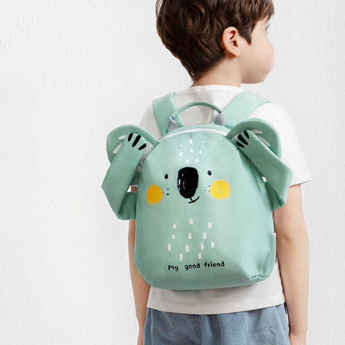 Rucsac Copii Gradinita, Impermeabil, Fashion, model Urs Koala, Verde [1]