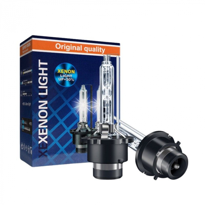 Set 2 Becuri Xenon D2S 8000K – Xtreme Vision, 70W, 4200LM [2]