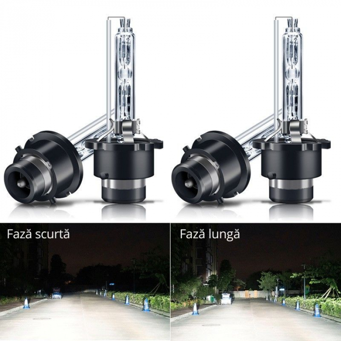 Set 2 Becuri Xenon D2S 8000K – Xtreme Vision, 70W, 4200LM [3]
