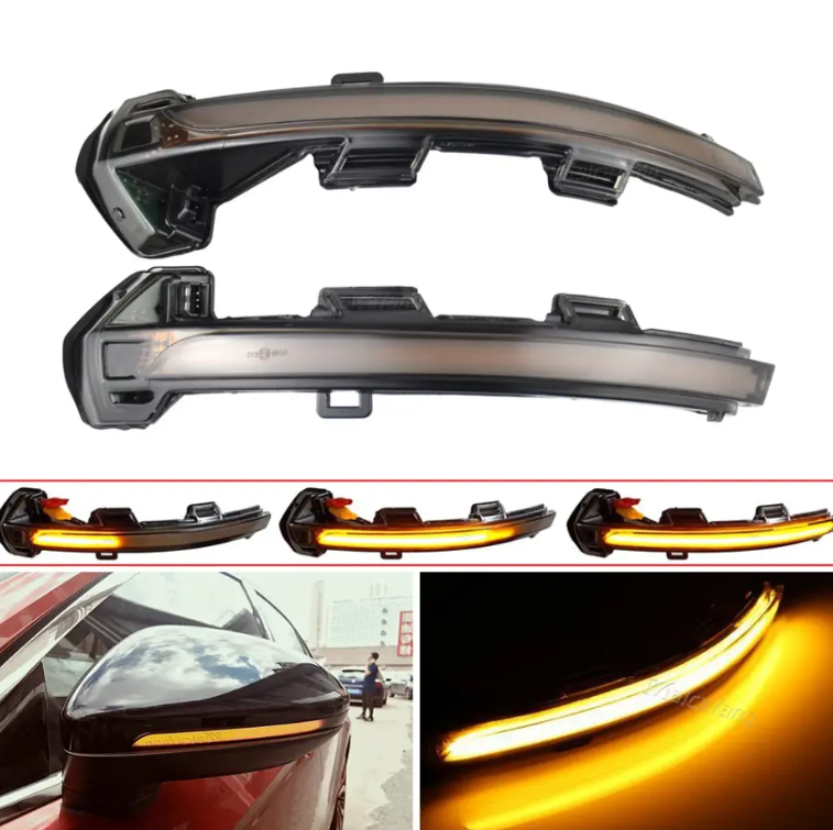 Set 2 Semnalizari Dinamice Full LED Oglinda Exterioara Volkswagen Passat B8 2015-2019, Arteon 2016-2017, Canbus, Secventiala Progresiva [1]