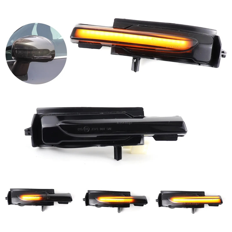 Set 2 Semnalizari Dinamice Secventiale LED Oglinzi Exterioare VOLVO XC60, S90, XC90, V90 II MK2, Fumuriu [1]