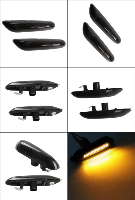 Set Semnalizare Dinamica Aripa LED BMW X1, X3, X5, E46, E90/E91, E36, E92/E93 [3]