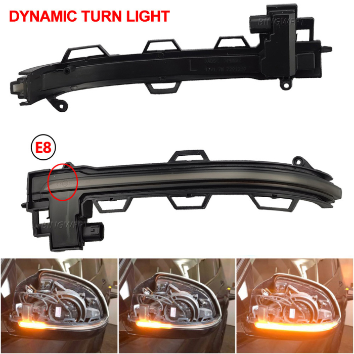 Set Semnalizare Dinamica LED Oglinda Exterioara BMW X3 F25, X4 F26, X5 F15, X6 F16 [4]