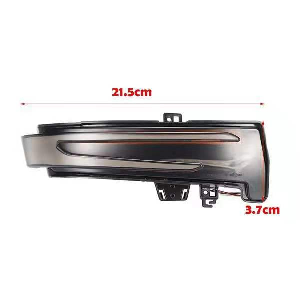 Set Semnalizare Dinamica LED Oglinda Exterioara MERCEDES BENZ W176, W204, W212, W246, W218, W221, C117, X156, X204, NEGRU [3]
