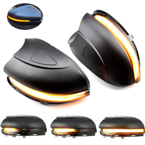 Set Semnalizare Dinamica LED Oglinda Exterioara VW Golf 6 Hatchback, Touran 1T3, Fara Gaura pentru Puddle Light [2]