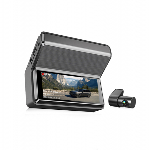 Camera Auto de Bord 2K, DVR 1440P, Ecran LCD 3.16 Inch, Dashcam FHD, Parking Monitor, 140°, Wi-Fi, Night Vision, G-Senzor + Camera Spate Full HD, 1080P, Alimentare Directa la Panoul de Sigurante (ACC) [2]