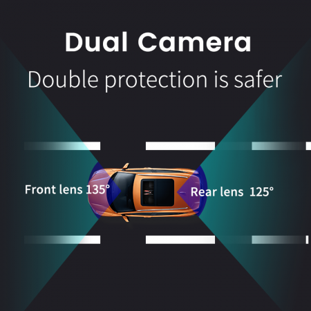Camera Auto de Bord Duala 2K + Camera Spate AHD, Ecran LCD, Conexiune 4G Cartela SIM, Wi-Fi, Night Vision, G-Senzor, Alimentare Bricheta/Panou Sigurante [7]