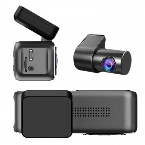 Camera Auto de Bord DVR Duală 2K + Spate Full HD, DashCam Ultra HD cu Ecran LCD, Monitorizare Parcare, Wi-Fi, Night Vision, G-Senzor, Unghi 140° și Alimentare ACC la Panoul de Sigurante [6]