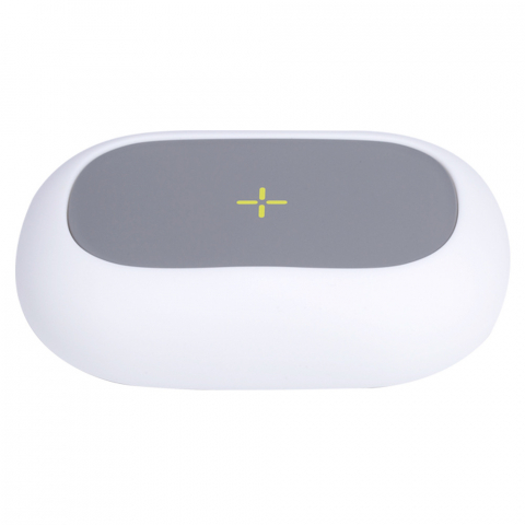 Incarcator Wireless Rapid, 15W Fast Charger, Lampa RGB cu Led Portabila, Lumina Ambientala Reglabila [1]