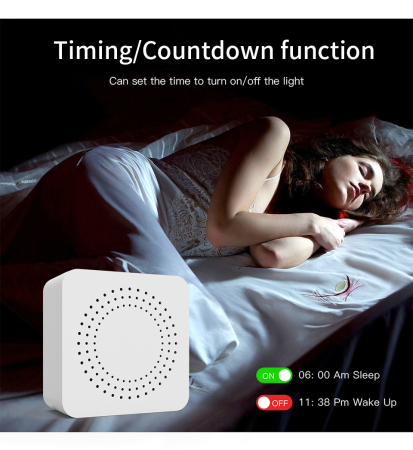Releu Inteligent Smart, WiFi, 16A, Programabil prin Aplicatie, Wireless, Control Vocal, Compatibil Alexa si Google Assistant, Android/iOS [2]