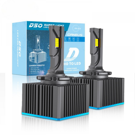 Auto - Set 2 Becuri LED D1S / R, Canbus, 12000LM, 110W/Set, 6000K, Premium Plug&Play, Conversie Xenon HID to LED Chip Cree