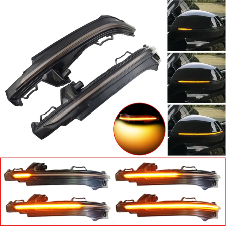 Auto - Set 2 Semnalizari Dinamice LED Oglinzi Exterioare AUDI Q7 (4M), Q5 (FY)