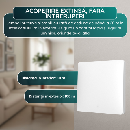 Set întrerupător cinetic fără fir + controller RF433 [1]