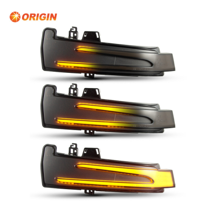 Set Semnalizare Dinamica LED Oglinda Exterioara MERCEDES BENZ W176, W204, W212, W246, W218, W221, C117, X156, X204, NEGRU [1]