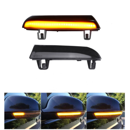 Auto - Set Semnalizare Dinamica LED Oglinda Exterioara VW Passat B6, B5.5, Golf 5, Jetta, Eos, Golf 6 Combi