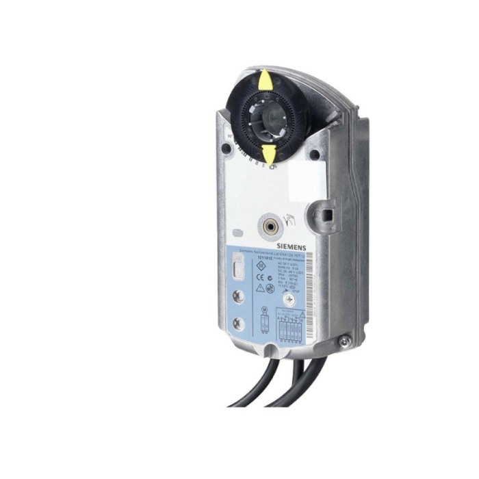 Actuator pentru clapeta antifoc SIEMENS - GNA126.1E/12, AC/DC 24 V, 2-pozitii, 9 Nm, arc revenire 90/15 s, 2 contacte auxiliare, prindere 12 x 12 mm [1]