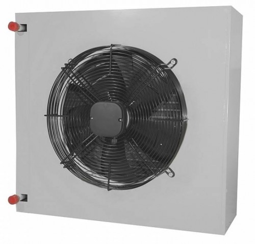 Aeroterma incalzire pe apa - pentru spatii cu mediu agresiv (ferme pasari, porci) - BLOWAIR - FARMER MC-3S- 40 kW - consola inclusa [3]