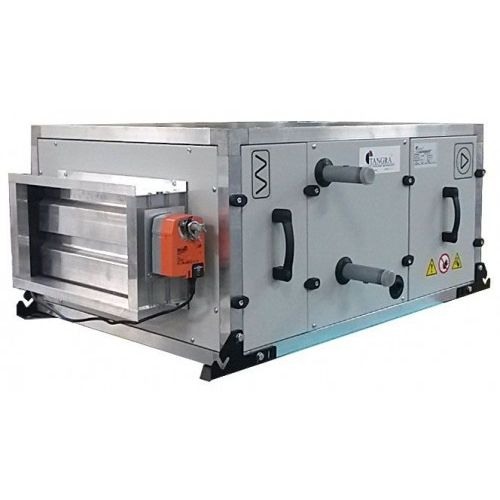 Centrala tratare aer aport aer proaspat - presiune mare - TANGRA - ACU 12 BD - 2R (Incalzire pe apa, Filtrare) - 1200 mc/h - fara automatizare [1]