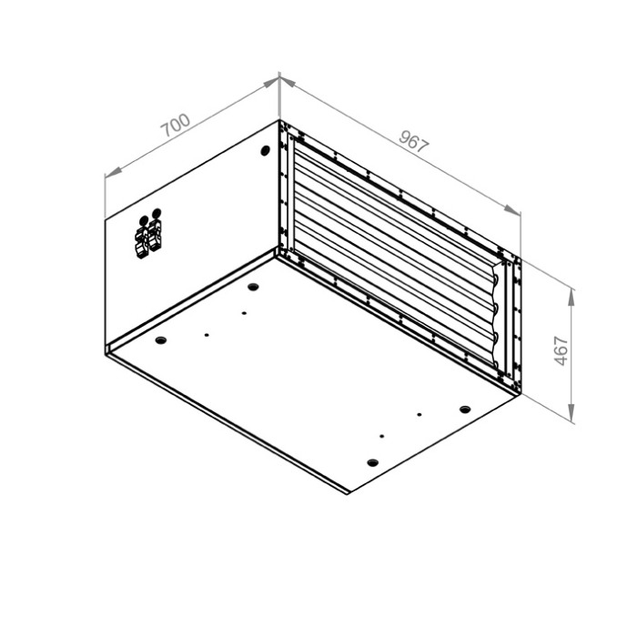 Centrala tratare aer exhaustare - RUCK - SL 9040 E1 10 10 - 136182 - 730 W - 5180 mc/h - 230V/50Hz [2]